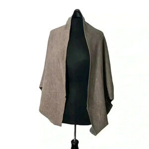 Steve Madden Open Front Kimono Cardigan Brown NWT Size:OS